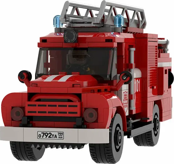 Изображение товара Конструктор Brick Labs Пожар в кафе Шаурма на Бриковой / AB-1316