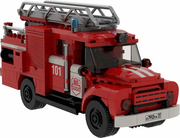 Изображение товара Конструктор Brick Labs Пожар в кафе Шаурма на Бриковой / AB-1316