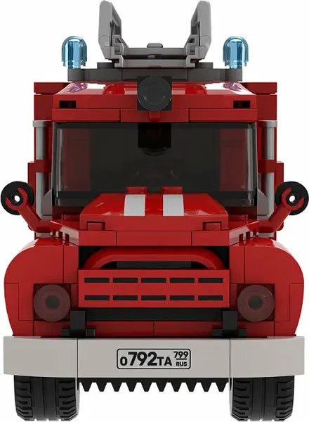 Изображение товара Конструктор Brick Labs Пожар в кафе Шаурма на Бриковой / AB-1316