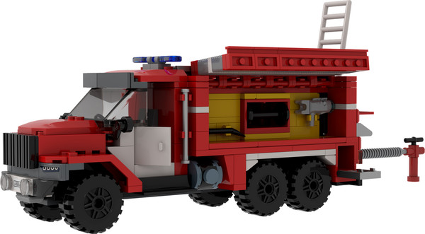 Изображение товара Конструктор Brick Labs Пожарная часть с каланчой Огневая стража / AB-1317
