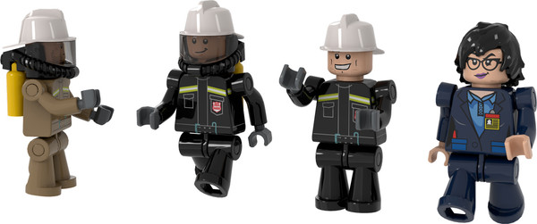 Изображение товара Конструктор Brick Labs Пожарная часть с каланчой Огневая стража / AB-1317