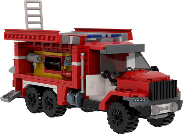 Изображение товара Конструктор Brick Labs Пожарная часть с каланчой Огневая стража / AB-1317