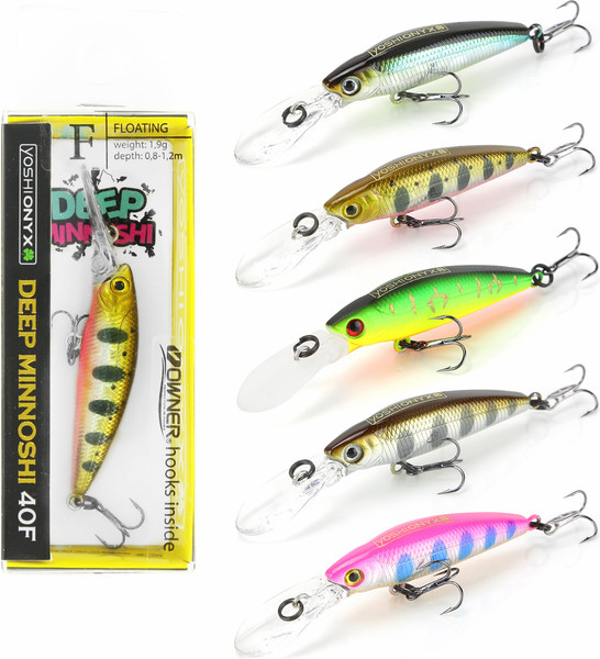 Воблер Yoshi Onyx Deep Minnoshi 40f / Y-305 Pink Belly Yamame / 181265 — фото 6