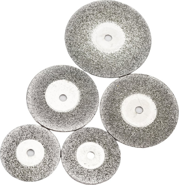 Изображение товара Набор насадок для гравера Gigant Шарошки и круги отрезные с алмазным напылением / GCDS25 (25шт)