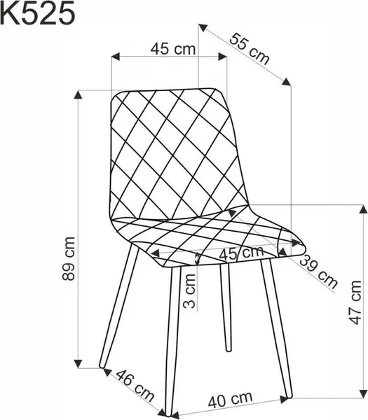 Изображение товара Стул Halmar K525 WDF (бежевый/натуральный)