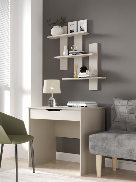 Изображение товара Полка Артём-Мебель Сангай СН-129.07 (кашемир)