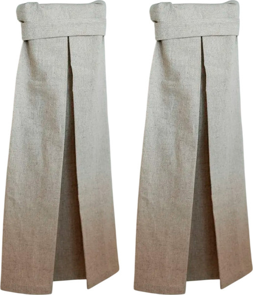 Изображение товара Набор полотенец ОМурМебель Хозяйственные со складками 45x54см (2шт, серый)