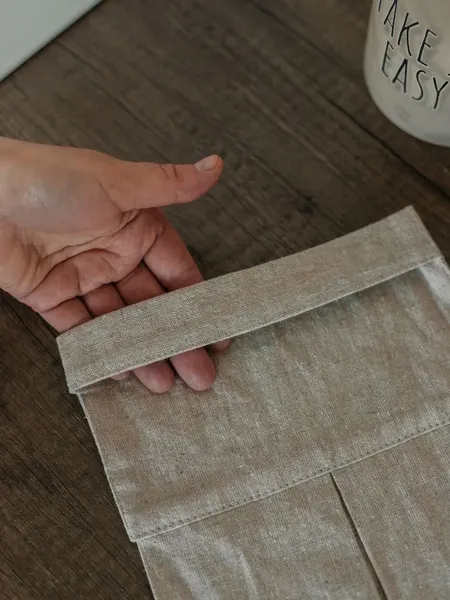 Изображение товара Набор полотенец ОМурМебель Хозяйственные со складками 45x54см (2шт, серый)