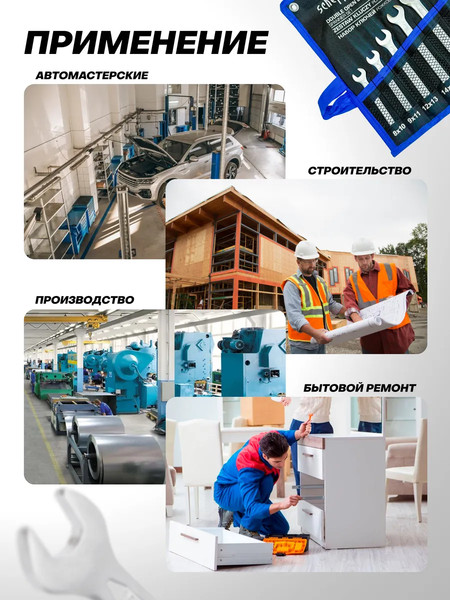 Изображение товара Набор ключей Scheppach Sch-5084P (59625)