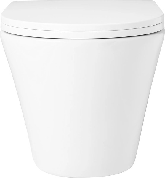 Изображение товара Унитаз подвесной с инсталляцией Saniteco KW-9005W + Triton Pro EVO815N (с кнопкой хром)