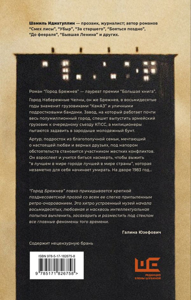 Художественная книга АСТ Город Брежнев (Идиатуллин Ш. 9785171826758) — фото 6