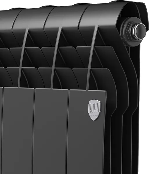 Изображение товара Радиатор биметаллический Royal Thermo BiLiner B 500 Черный (7 секций)