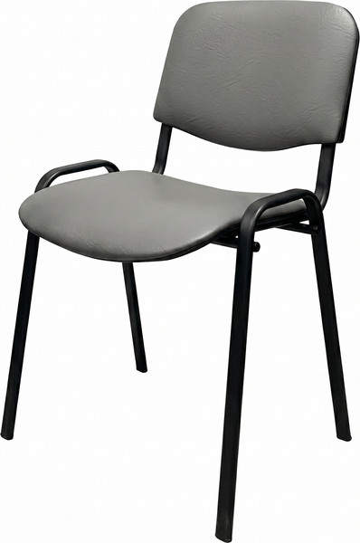 Стул офисный COMFUR ИЗО РС10 (кожзам 503 серый/черный) — фото 5