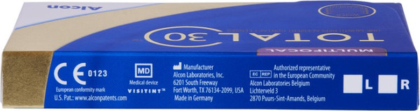 Изображение товара Контактная линза Alcon Total 30 Multifocal Sph -1.75 HI ADD +2.5 R8.4