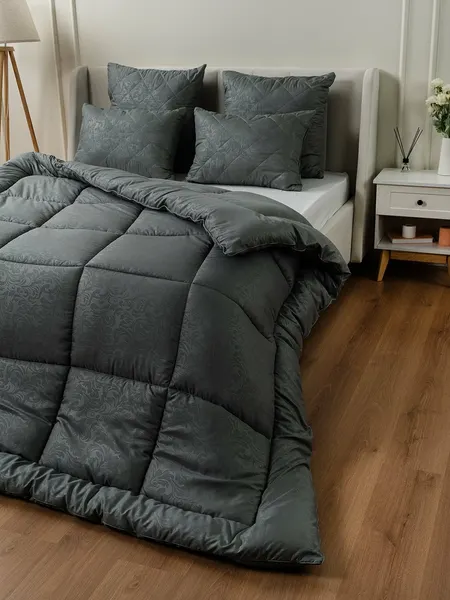 Изображение товара Одеяло АЭЛИТА Камасутра Ажур Теплое 172x205 (серый)