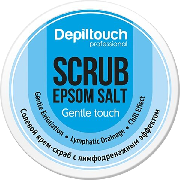 Скраб для тела Depiltouch Professional Бережный солевой с лимфодренажным эффектом (200мл) — фото 3