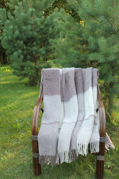 Изображение товара Плед Klippan Рижский Песочный меланж 170x210