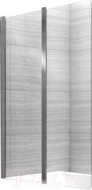 Изображение товара Стеклянная шторка для ванны REA Agat-2 100 / REA-W0300 (прозрачное стекло)