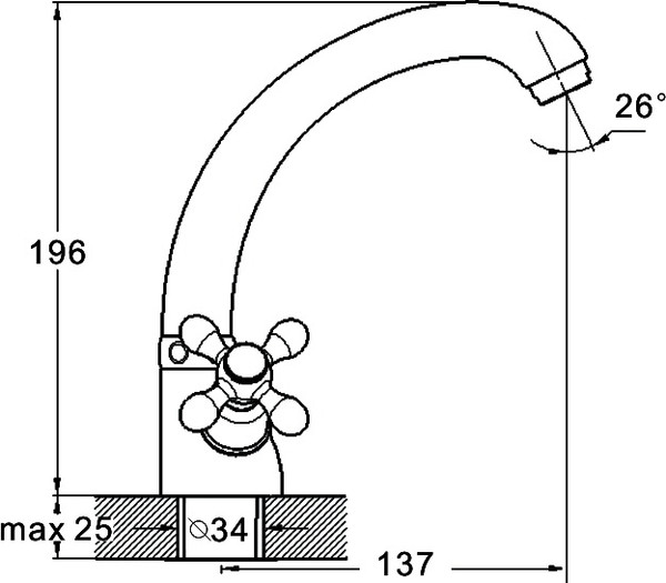 Изображение товара Смеситель G.Lauf QMT4-C722