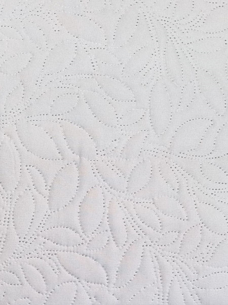 Изображение товара Покрывало MATEX Decorative Cover Leaves / 68-341 (светло-серый/белый/серый)