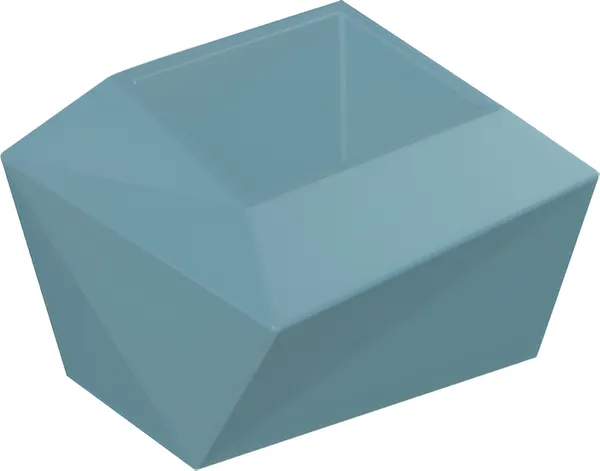 Изображение товара Кашпо БЕРКАНО Quaro S / 220_120_20V (Blue Pine)