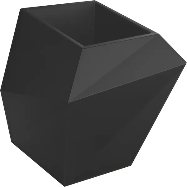 Изображение товара Кашпо БЕРКАНО Quaro M / 220_119_00V (Coal Black)