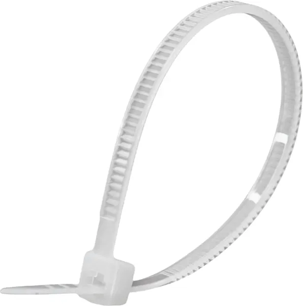 Изображение товара Стяжка для кабеля Кабель+ FT-3-100-white (100шт)