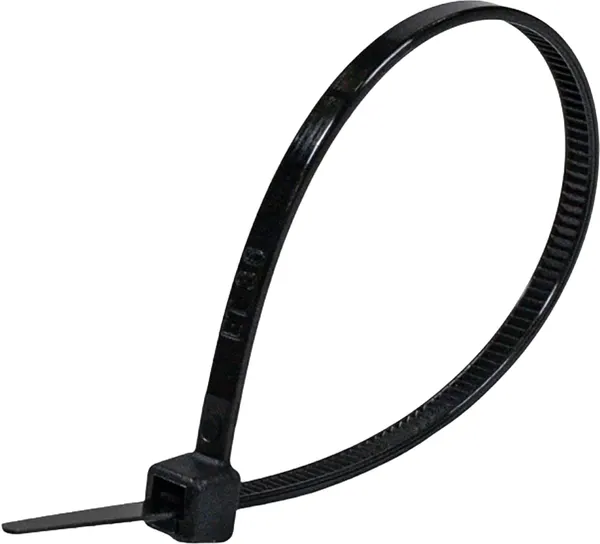 Изображение товара Стяжка для кабеля Кабель+ FT-4-150-black (100шт)