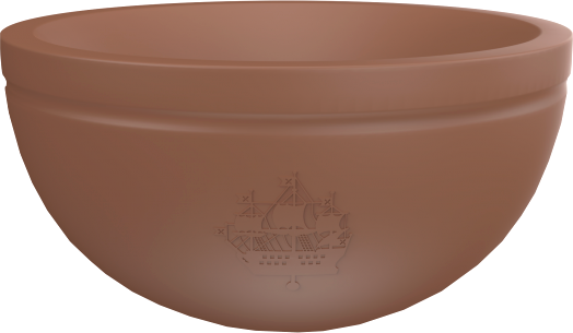 Изображение товара Кашпо БЕРКАНО Суворовская чаша / 220_109_36V (Brown)