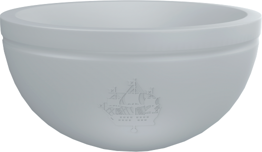 Изображение товара Кашпо БЕРКАНО Суворовская чаша / 220_109_21V (Concrete Gray)