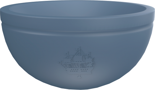 Изображение товара Кашпо БЕРКАНО Суворовская чаша / 220_109_17V (Wave Blue)