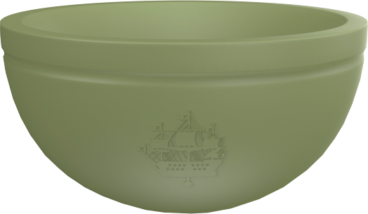 Изображение товара Кашпо БЕРКАНО Суворовская чаша / 220_109_23V (Olive green)