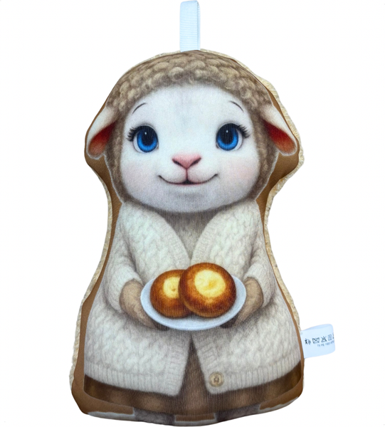 Изображение товара Мягкая игрушка Malvina Овечка Луша с ватрушками / 32.5.4