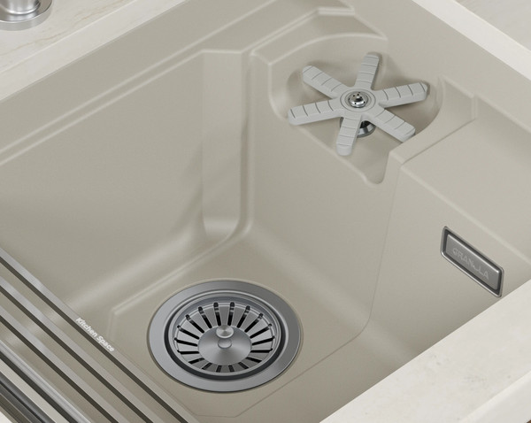 Изображение товара Мойка кухонная GRANULA KS-5505RU (креман)