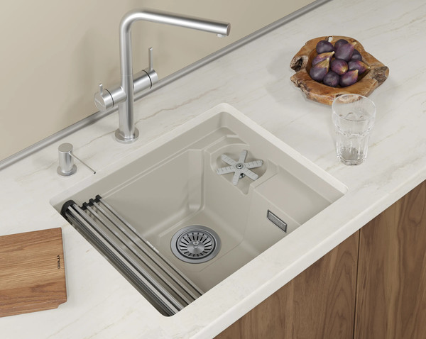 Изображение товара Мойка кухонная GRANULA KS-5505RU (креман)