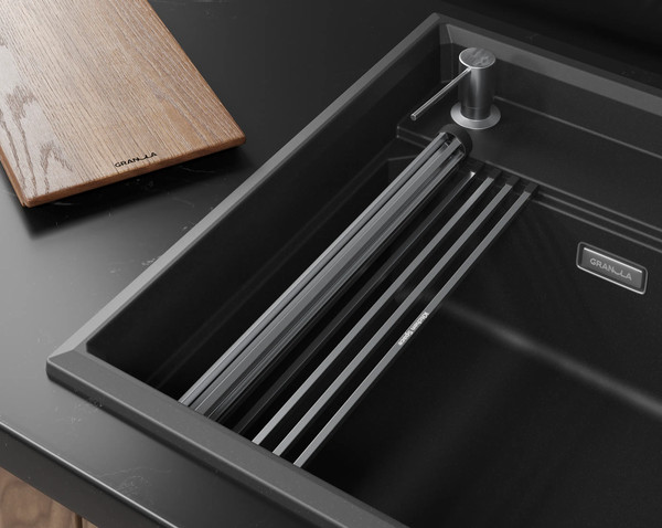 Изображение товара Мойка кухонная GRANULA KS-5807R (черный)