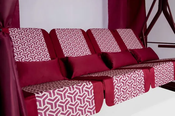 Изображение товара Качели садовые Arno Дефа Люси Люкс (бордовый)