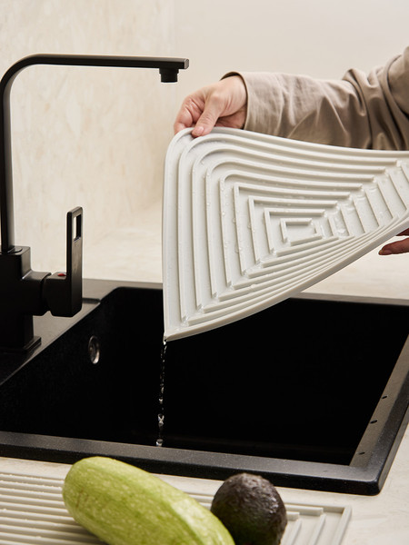 Изображение товара Коврик для сушки посуды Smart Solutions Dry Flex SS0000372 (серый)