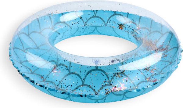 Изображение товара Надувной круг Sima-Land с блестками d=85см / 10976059 (голубой)