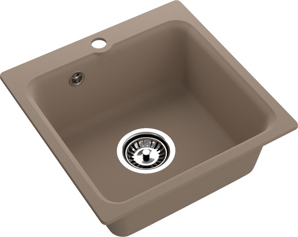 Изображение товара Мойка кухонная Maroni Bravo MA-430BR 43x43 (песочный)