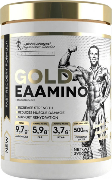 Комплексные аминокислоты Kevin Levrone Gold EAAmino (390г, лесные ягоды) — фото 5