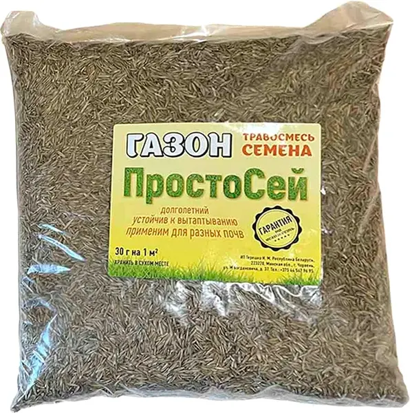 Изображение товара Семена газонной травы РостокБел ПростоСей (1кг)