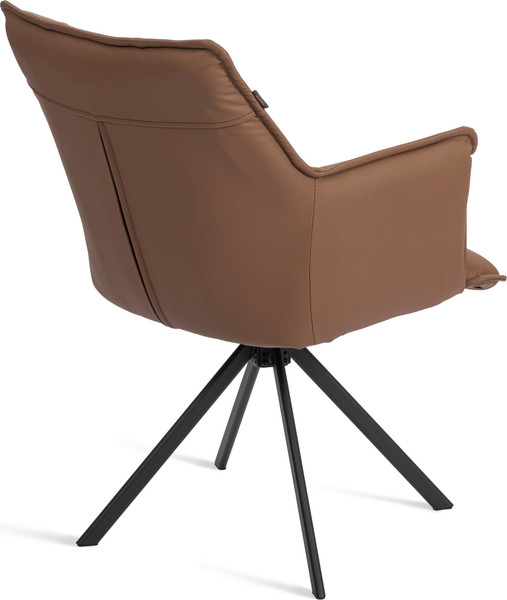 Изображение товара Кресло мягкое Tetchair Lutz 360 экокожа люкс (коричневый)