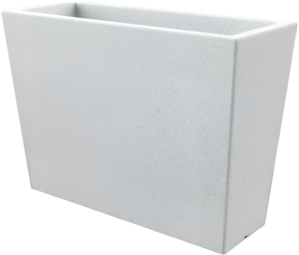 Изображение товара Вазон БЕРКАНО Trapezio 70H DB / 220_024_25 (White Granite)