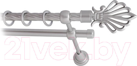 Изображение товара Карниз для штор Lm Decor Веер 006 2р витой (сатин, 2.4м)