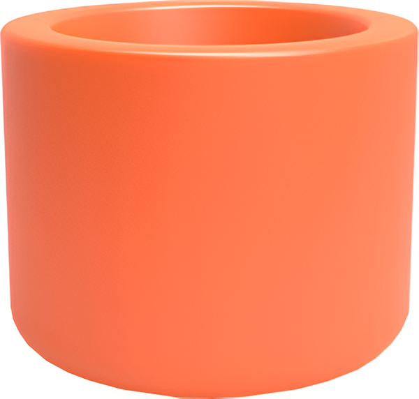 Вазон БЕРКАНО Smoov Planter Mini Cylinder 30 DB / 220_121_18 (Orange) — фото 5