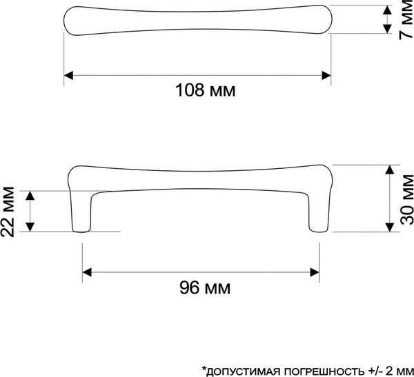 Изображение товара Ручка для мебели CAPPIO RSC016 9283953 (серый)