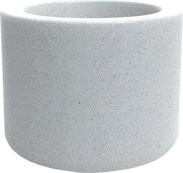 Вазон БЕРКАНО Smoov Planter Mini Cylinder 30 DB / 220_121_25 (White Granite) — фото 5
