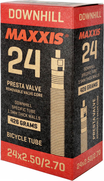 Камера для велосипеда Maxxis Downhill 24x2.5/2.7 Велониппель 48мм / EIB00232800 — фото 3