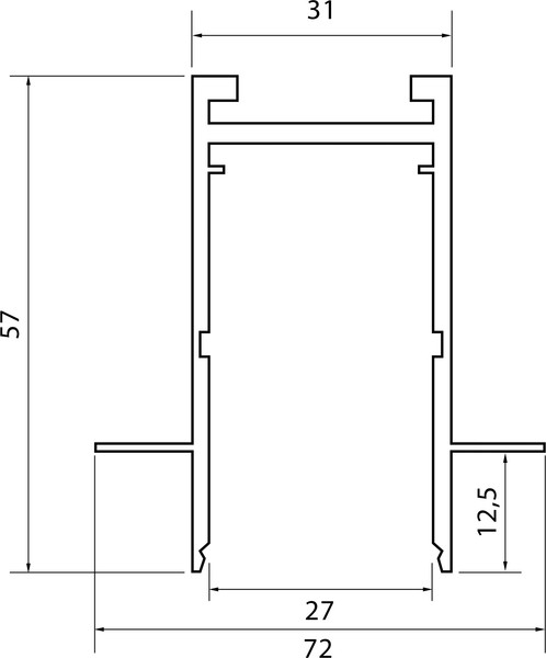 Изображение товара Шинопровод ST Luce ST021.439.00H (черный)